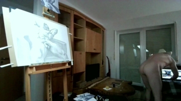 Garth_NakedArt  31-10-2021 Recorded Video Topless